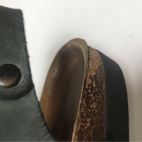 1990's Vintage Birkenstock Milano Sandals – Black Leather, Made in Germany (37) - Picture 8 of 15